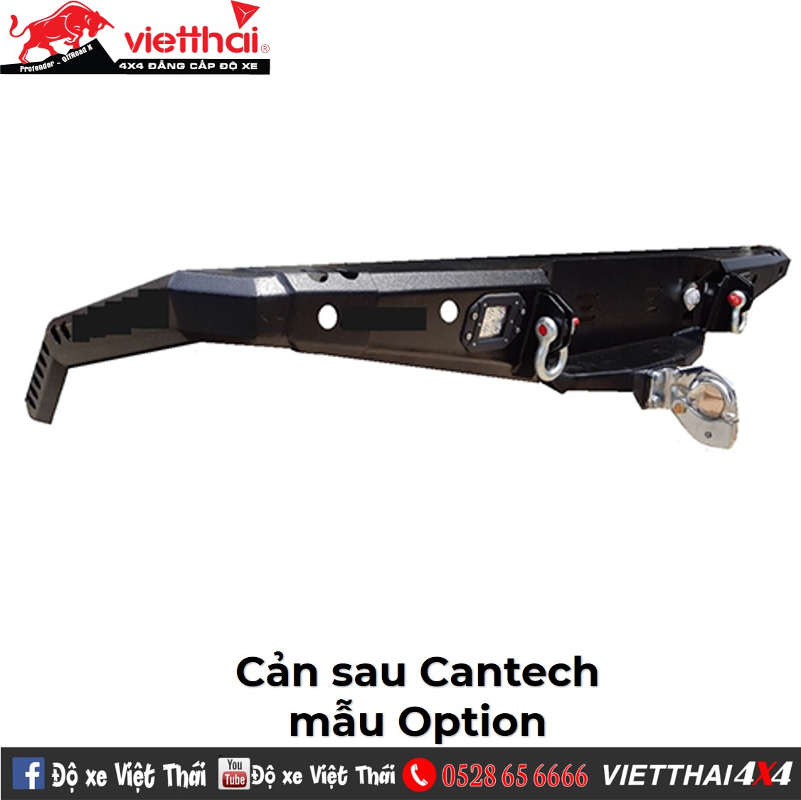 Cản sau Cantech mẫu Option